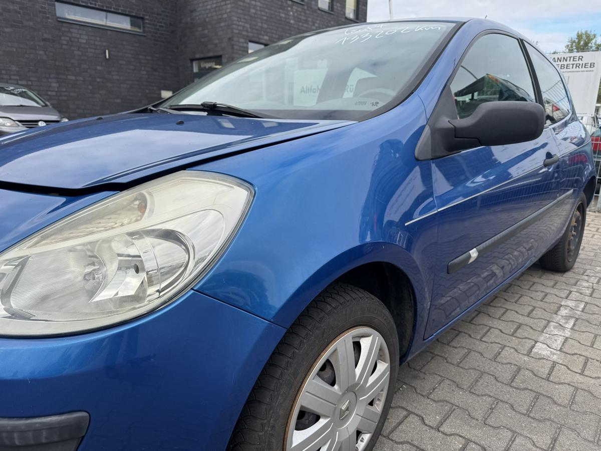 Renault Clio 3 original Kotfl&uuml;gel vorn links TEI45 Blau Ottoman Reifenindex 185 Bj.2005